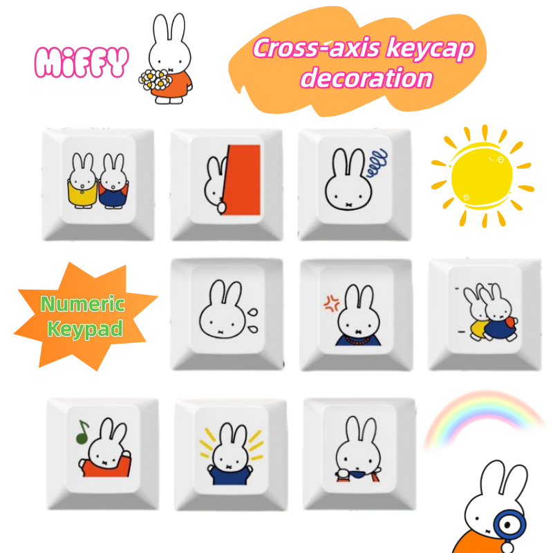 Custom Keycaps - New Miffy rabbit cartoon cute keycap
