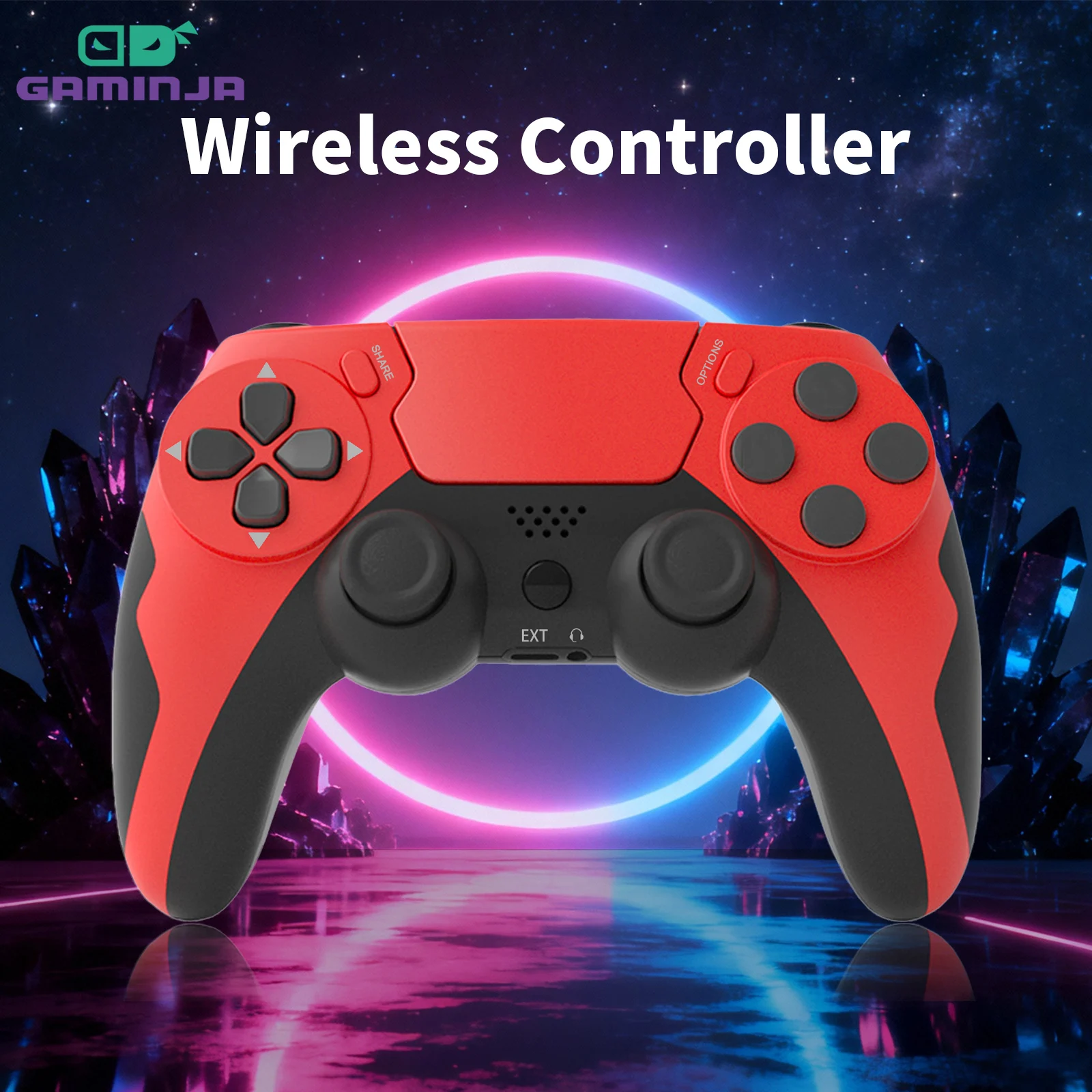 Pc Gaming Emulator - GAMINJA New Wireless Gamepad P48 with