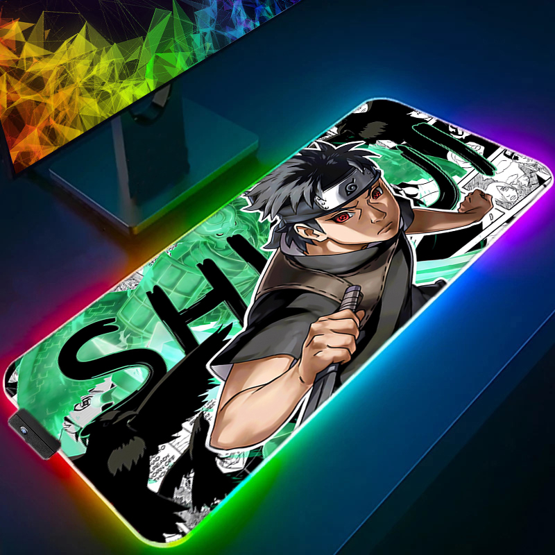 Pc Gaming Naruto - RGB Large E-sports Mouse Pad durable