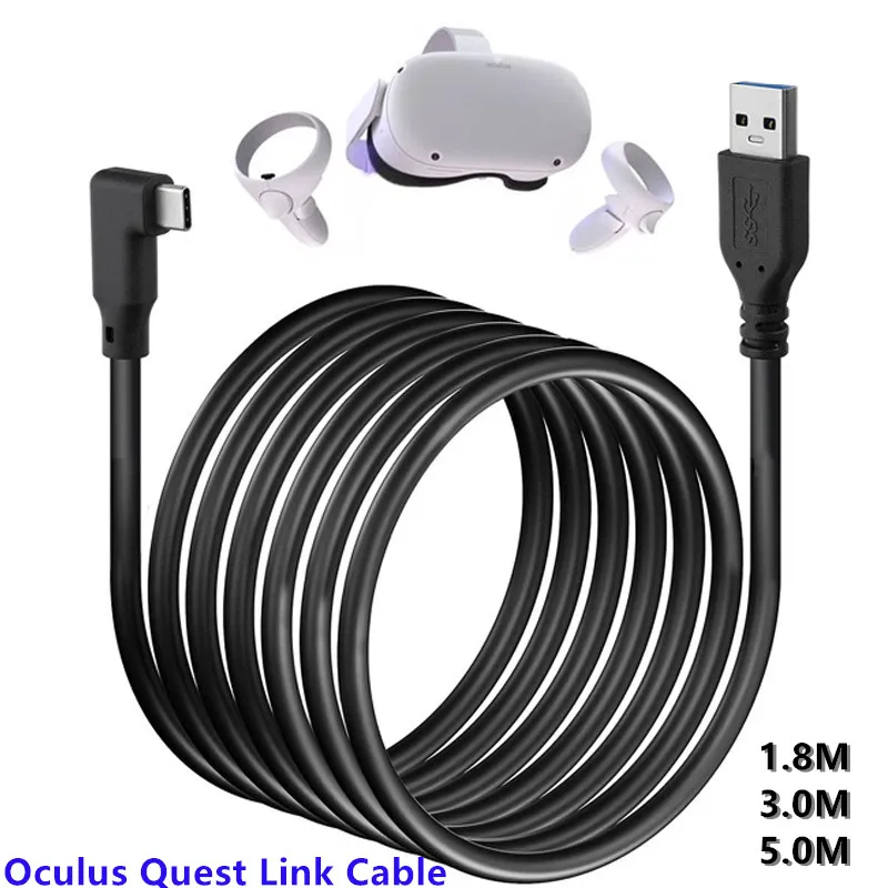 Pc Gaming Vr - USB C Cable 90 Degree 5Gbps