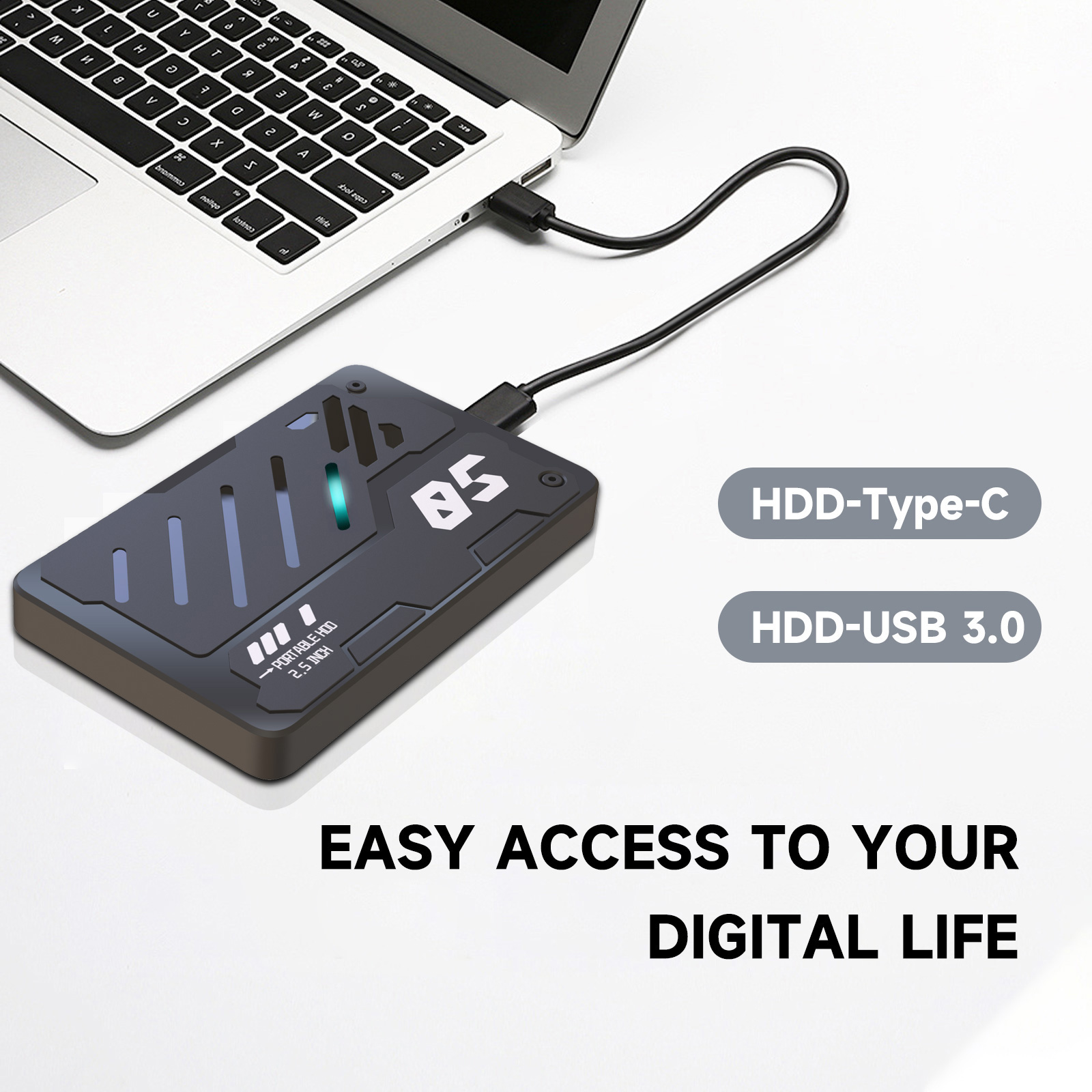 Pc Gaming Vs Ps5 - USB3.0 Type-C External Hard Drive 500GB