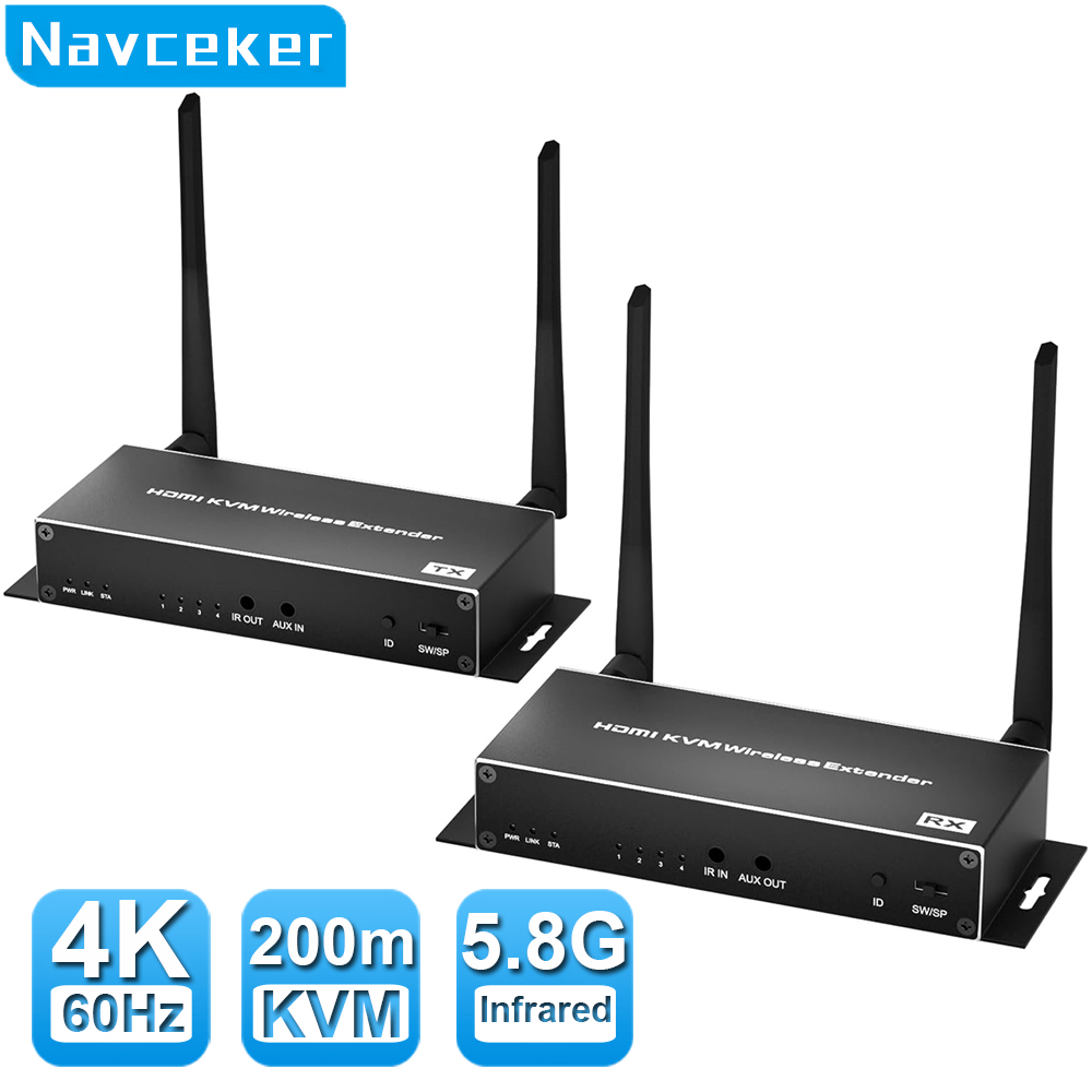 Pc Gaming Vr - Navceker 4K Wireless HDMI Video Transmitter