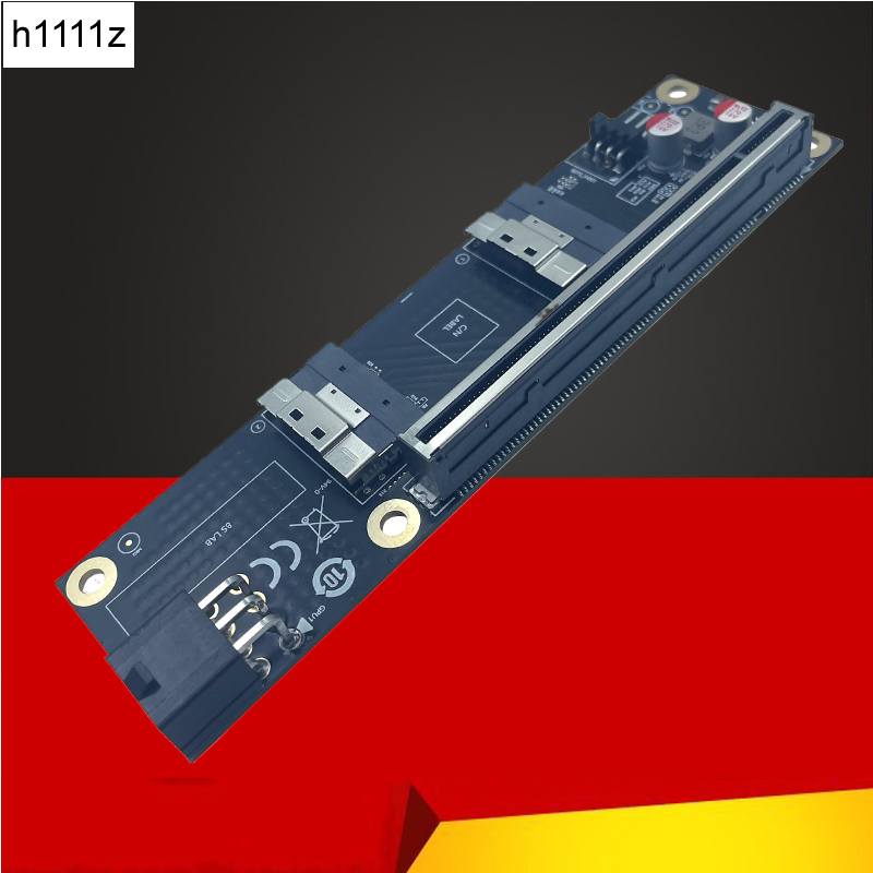 Gpu Vertical Mount - NEW 2 Port SlimSAS 8i x2