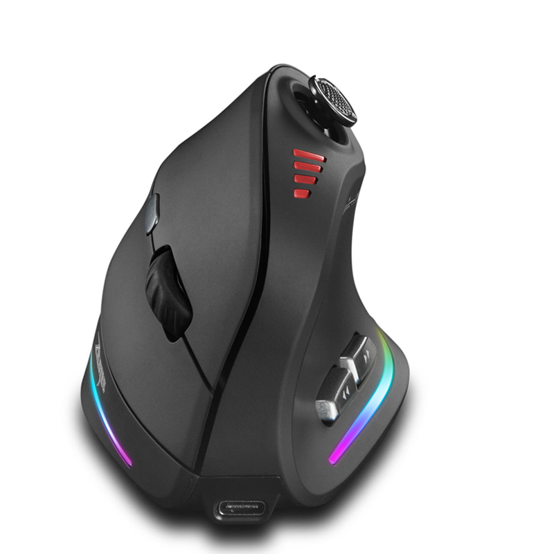 Pc Gaming Used - Jomaa RGB Backlit Wireless Vertical Mouse