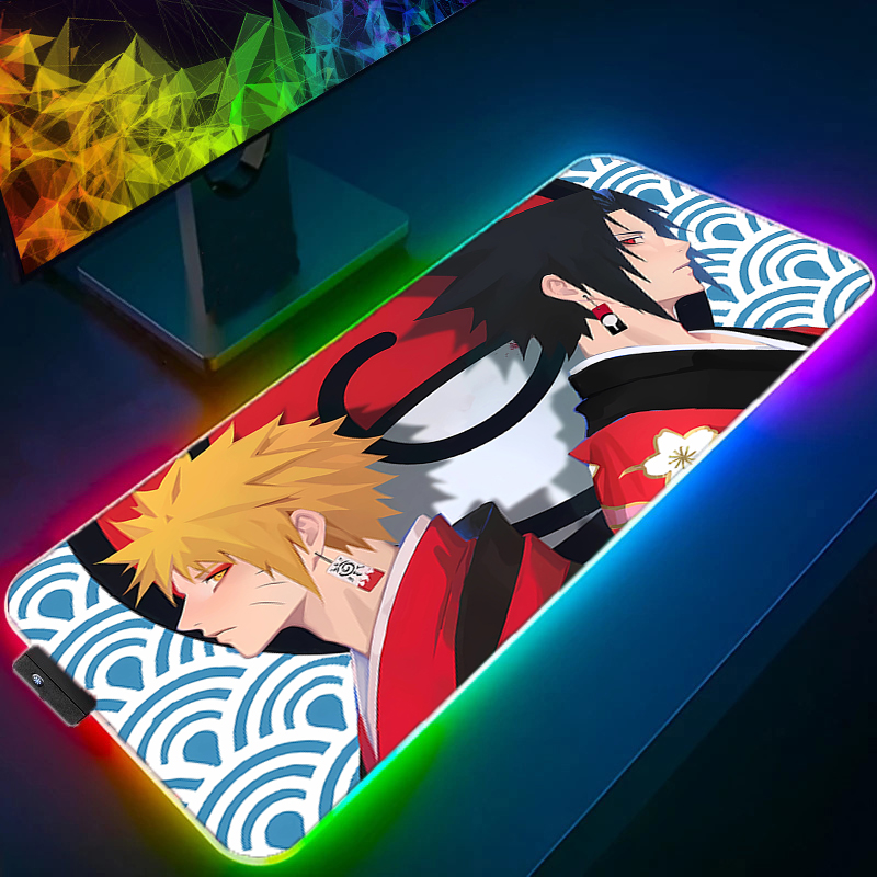 Pc Gaming Naruto - LED Mouse Pad durable anime Gaming