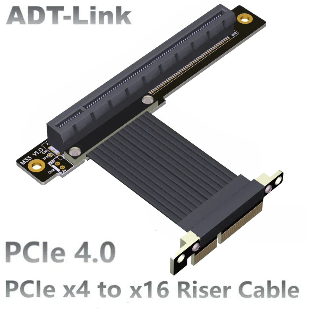 PCI-E 4.0 X4 to X16 Riser Jump - Gpu Vertical Mount review and price