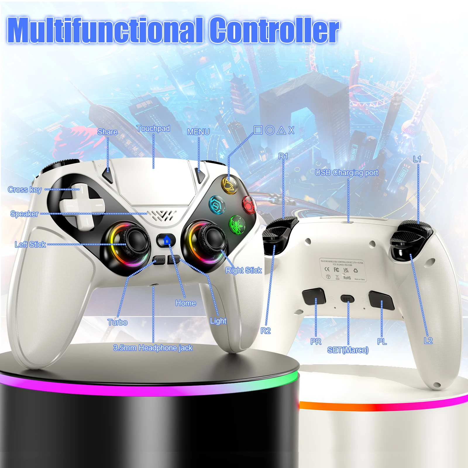 Wireless Controller Gamepad Fo - Pc Gaming Emulator review and price