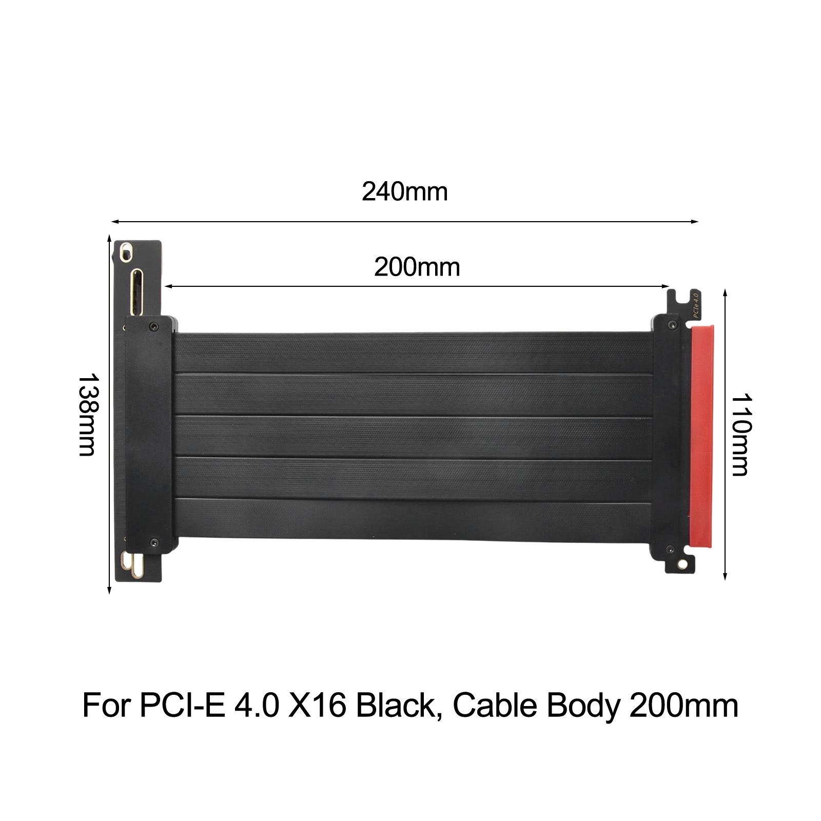 For PCIe 4.0 X16 Riser Cable 2 - Gpu Vertical Mount review and price