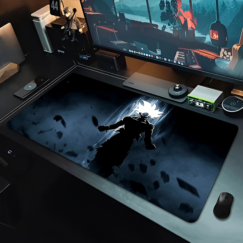 DBZ Black Anime Mouse Pad Drag - Pc Gaming Keyboard And Mouse review and price
