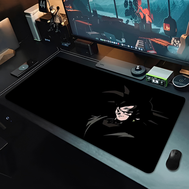 DBZ Black Anime Mouse Pad Drag - Pc Gaming Keyboard And Mouse review and price