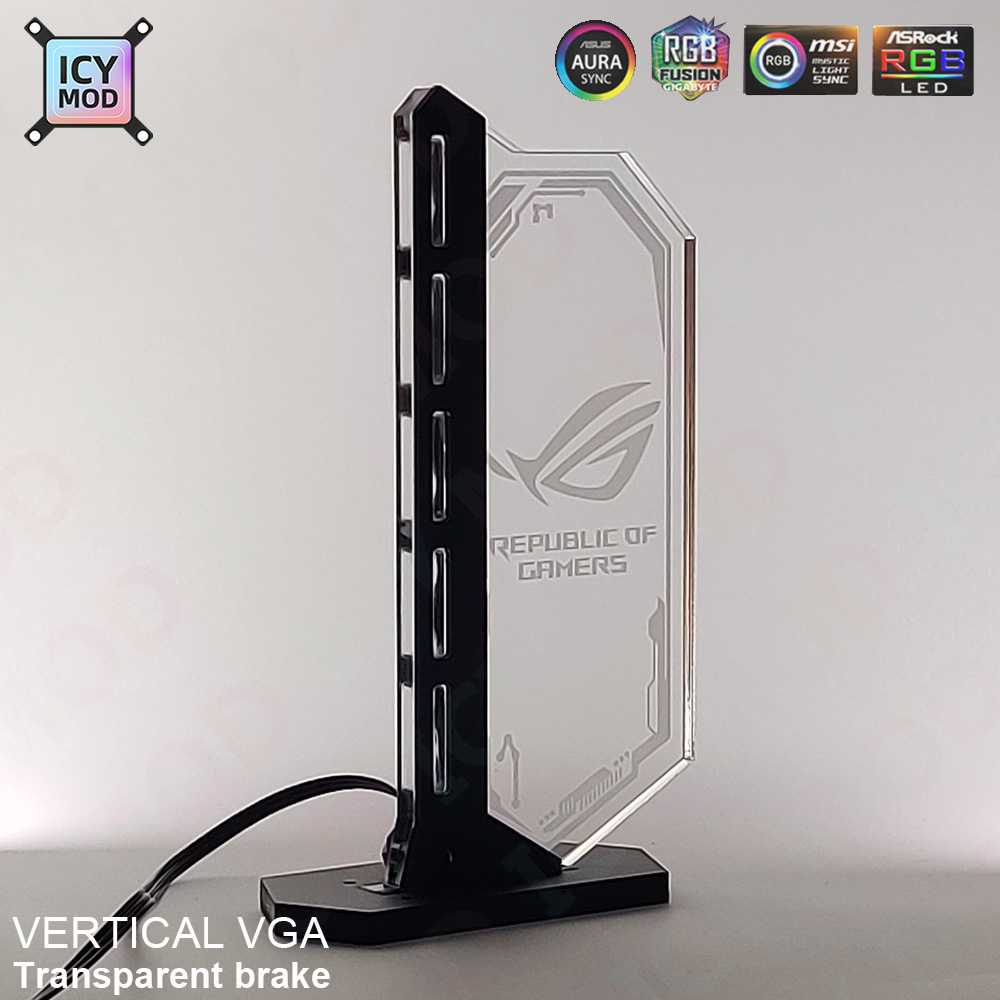 Transparent Vertical GPU Suppo - Pc Gaming Vr review and price