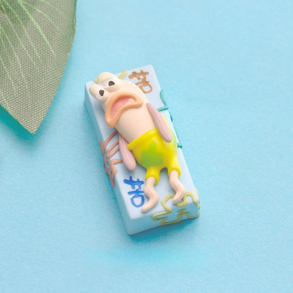 SpongeBob Sad Fish 2U Keycap - - Custom Keycaps review and price