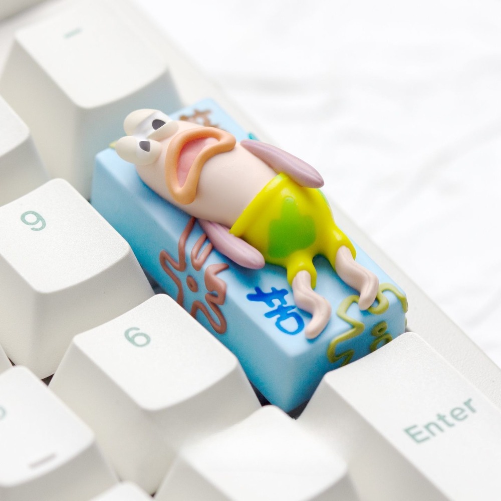 SpongeBob Sad Fish 2U Keycap - - Custom Keycaps review and price