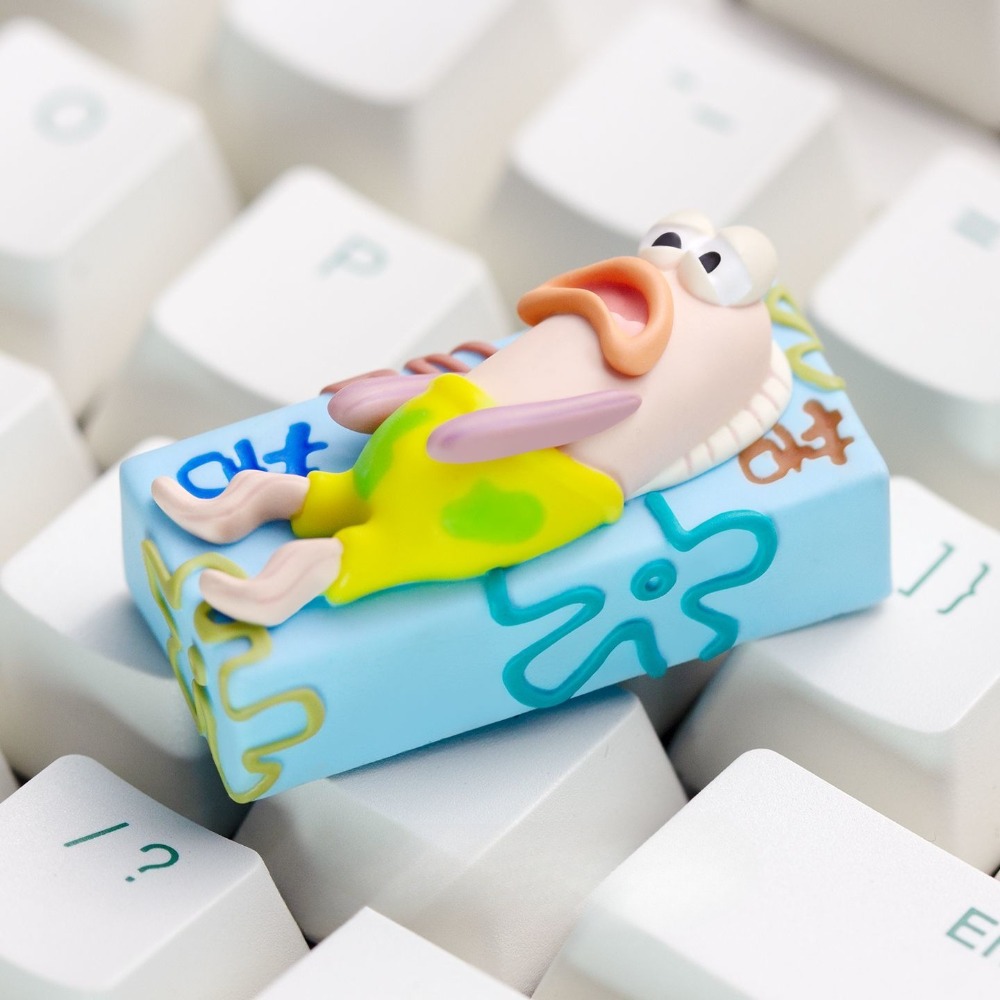 SpongeBob Sad Fish 2U Keycap - - Custom Keycaps review and price