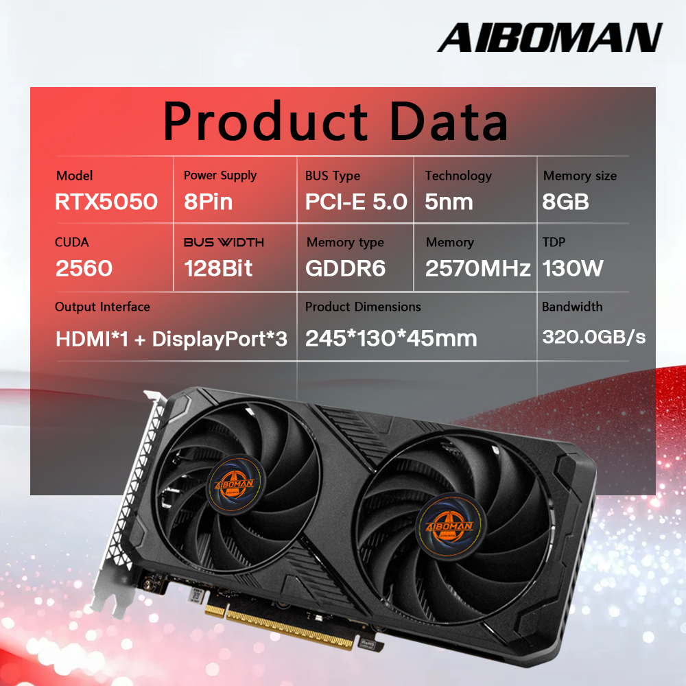 AIBOMAN RTX5050 8GB Graphics C - Pc Gaming Vr review and price