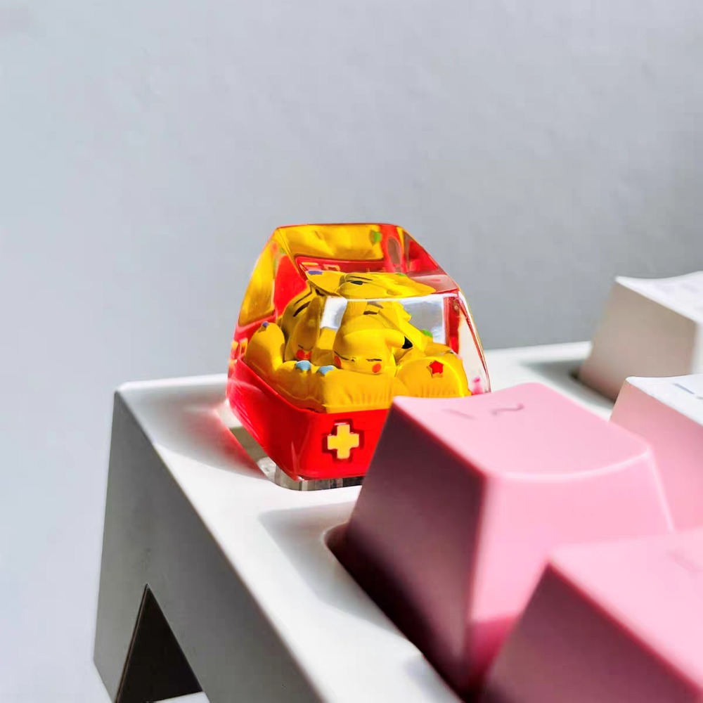 Pokémon Pikachu Keycaps, Mecha - Custom Keycaps review and price