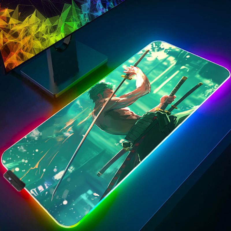 ONE PIECE Zoro Mouse Pad RGB G - Pc Gaming Used review and price