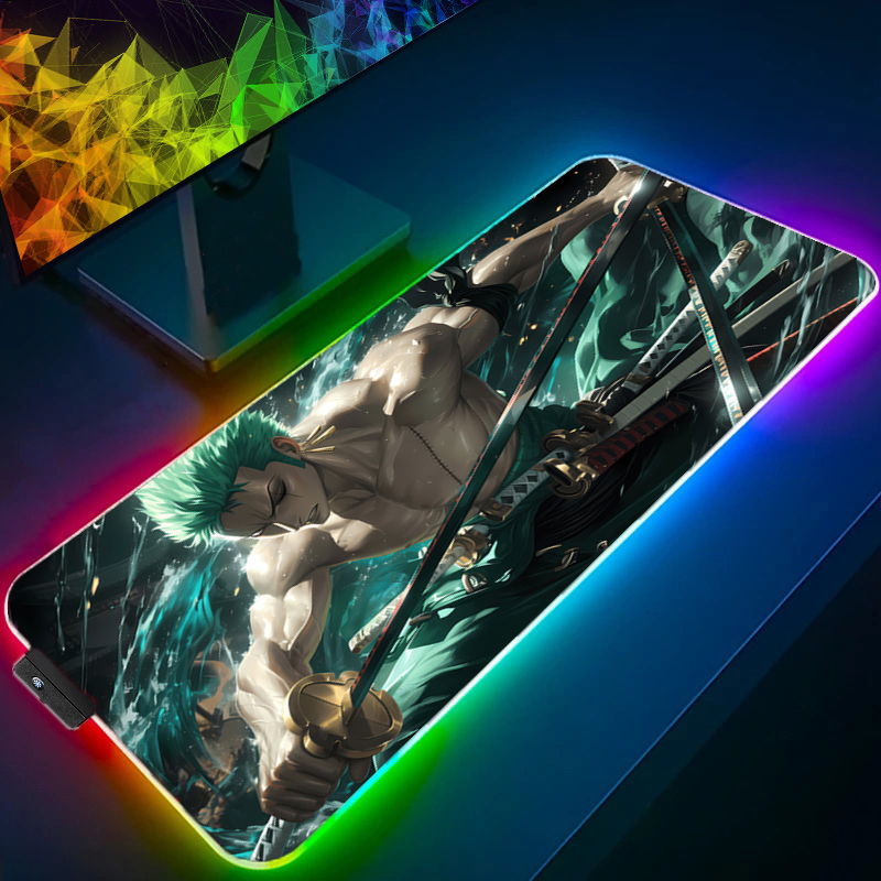 ONE PIECE Zoro Mouse Pad RGB G - Pc Gaming Used review and price
