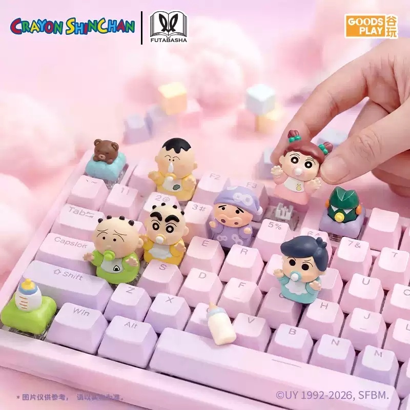 Original In-Stock Crayon Shin- - Custom Keycaps review and price