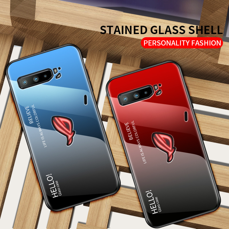 Gradient Tempered Glass Case f - Pc Gaming Asus Rog review and price