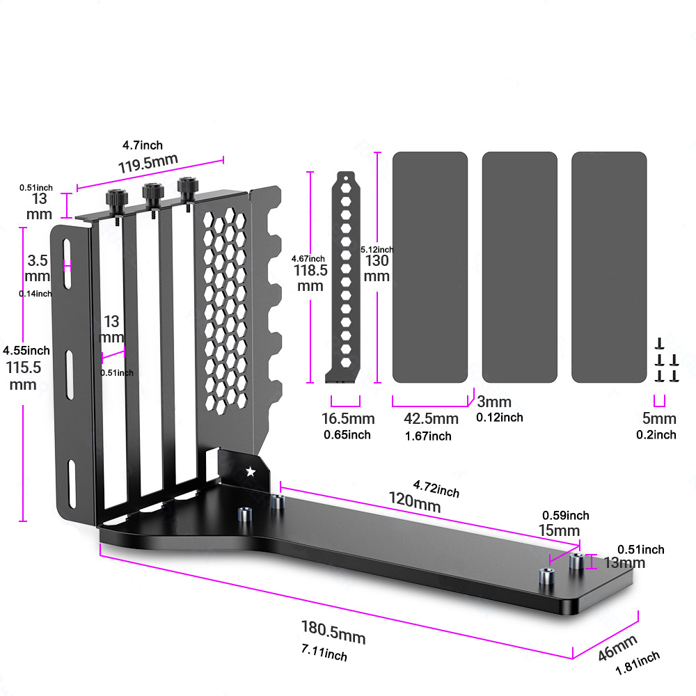 PCIE3.0 Vertical Support Brack - Gpu Vertical Mount review and price