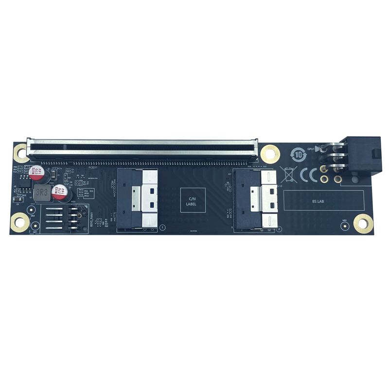 NEW 2 Port SlimSAS 8i x2 to PC - Gpu Vertical Mount review and price