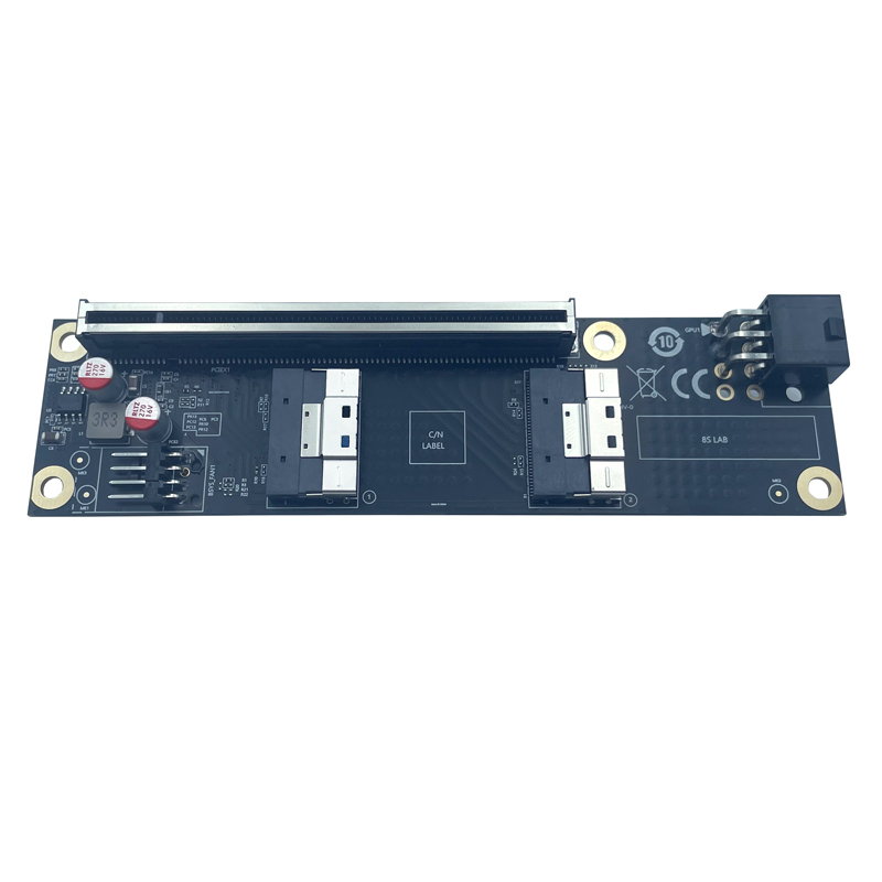 NEW 2 Port SlimSAS 8i x2 to PC - Gpu Vertical Mount review and price
