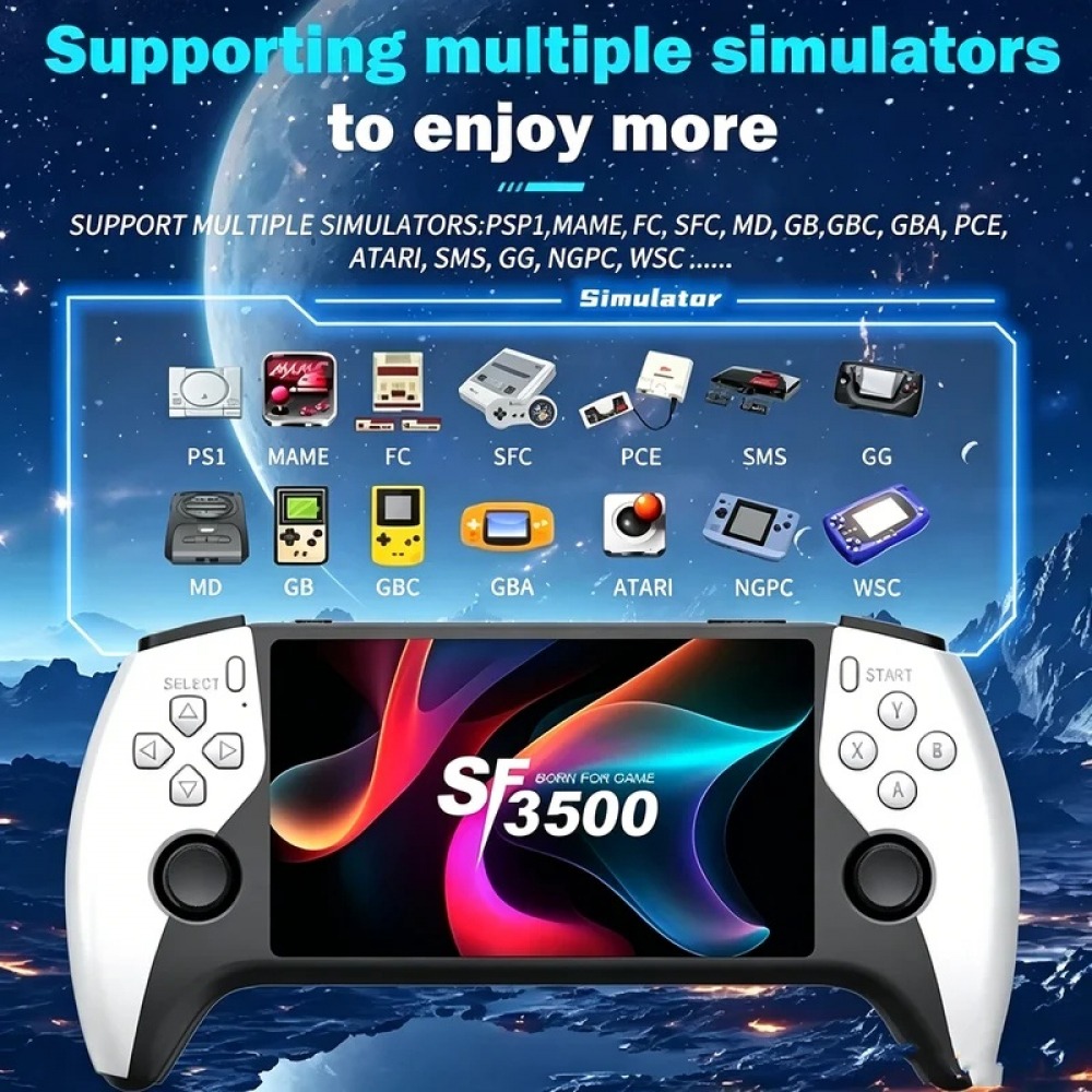 SF3500 5 inch Handheld Game Co - Pc Gaming Emulator review and price
